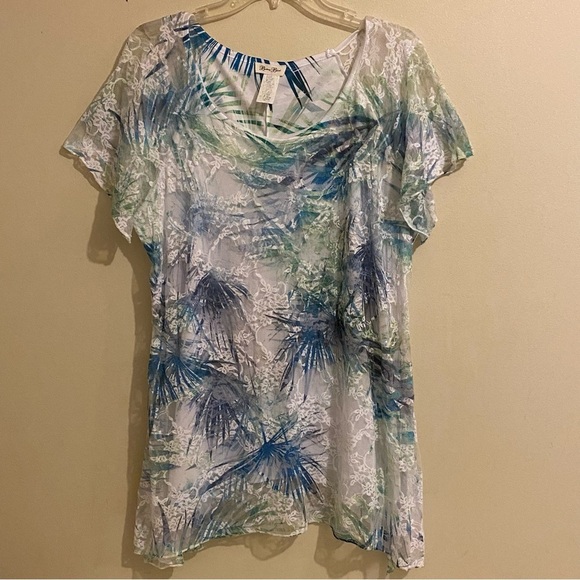 Brittany Black Size 2XL Lace Top Cottagecore Boho Fairy Feminine Flowy Lined - Picture 1 of 9